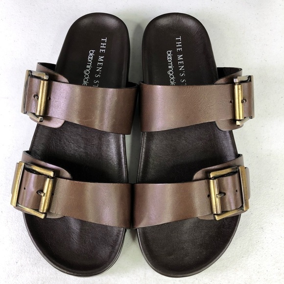 The Mens Store Bloomingdales Brown Devin Sandals Size 8M main image 6